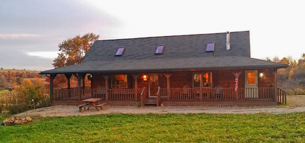 Sunset Ridge 2 Bedroom Log Cabin Iowa Cabin Rentals