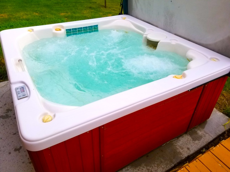 Trout Hot Tub Iowa Cabin Rentals